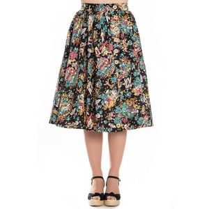 Hell Bunny Monte Carlo Swing Skirt XL